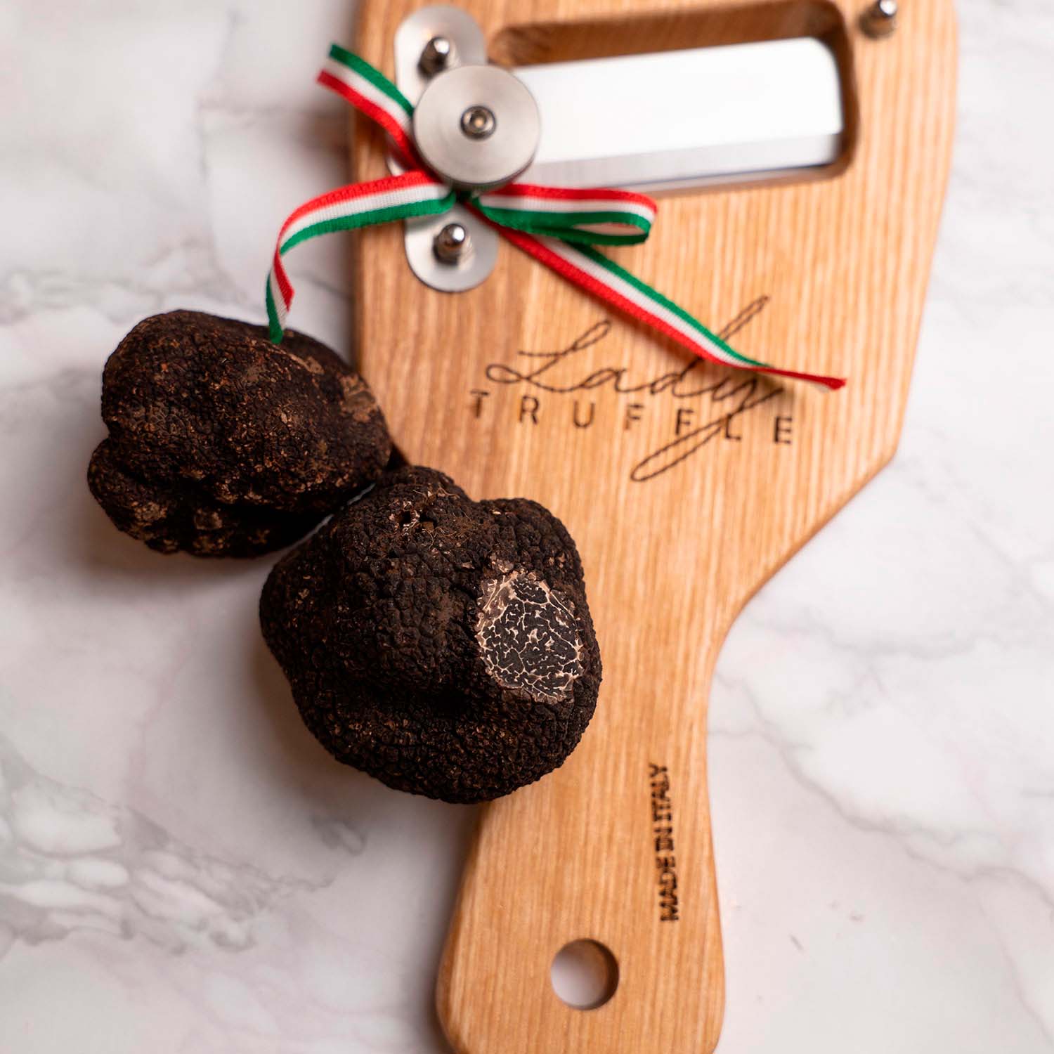 Kit Affetta - Affetta tartufi + Tartufo nero pregiato