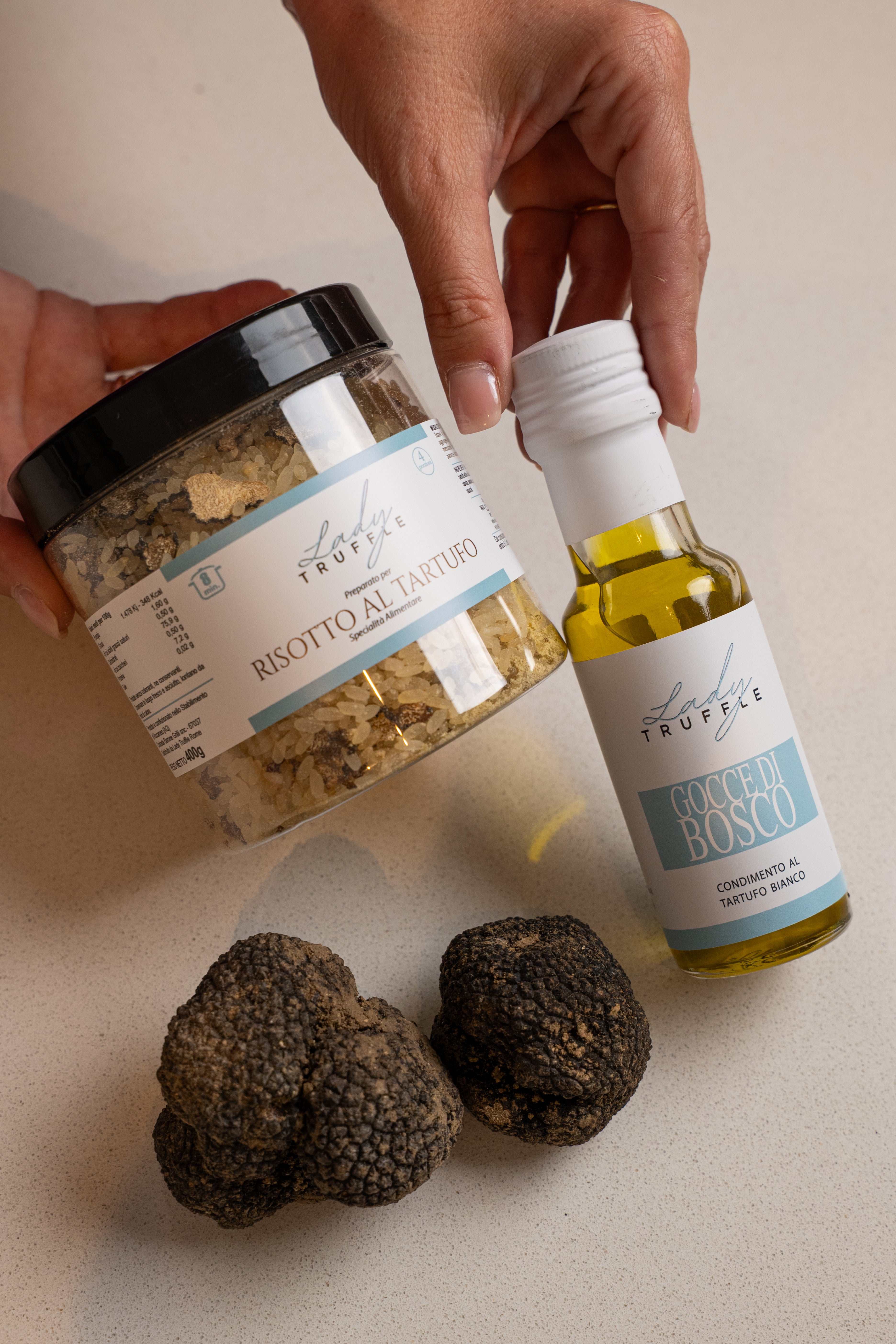 Kit Risotto al Tartufo con Tartufo Fresco e Gocce di bosco