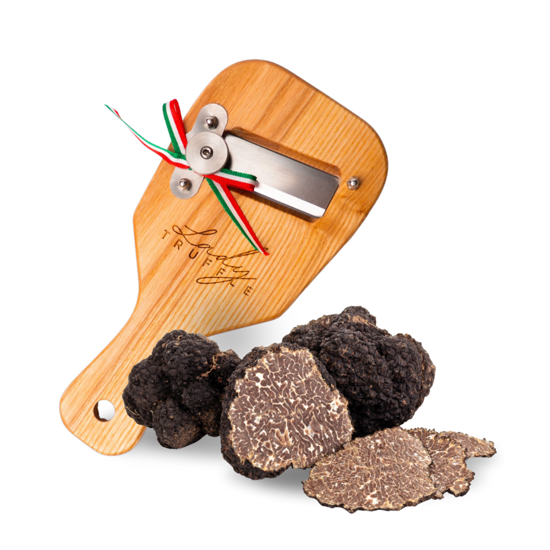 Kit Affetta - Affetta tartufi + Tartufo nero uncinato