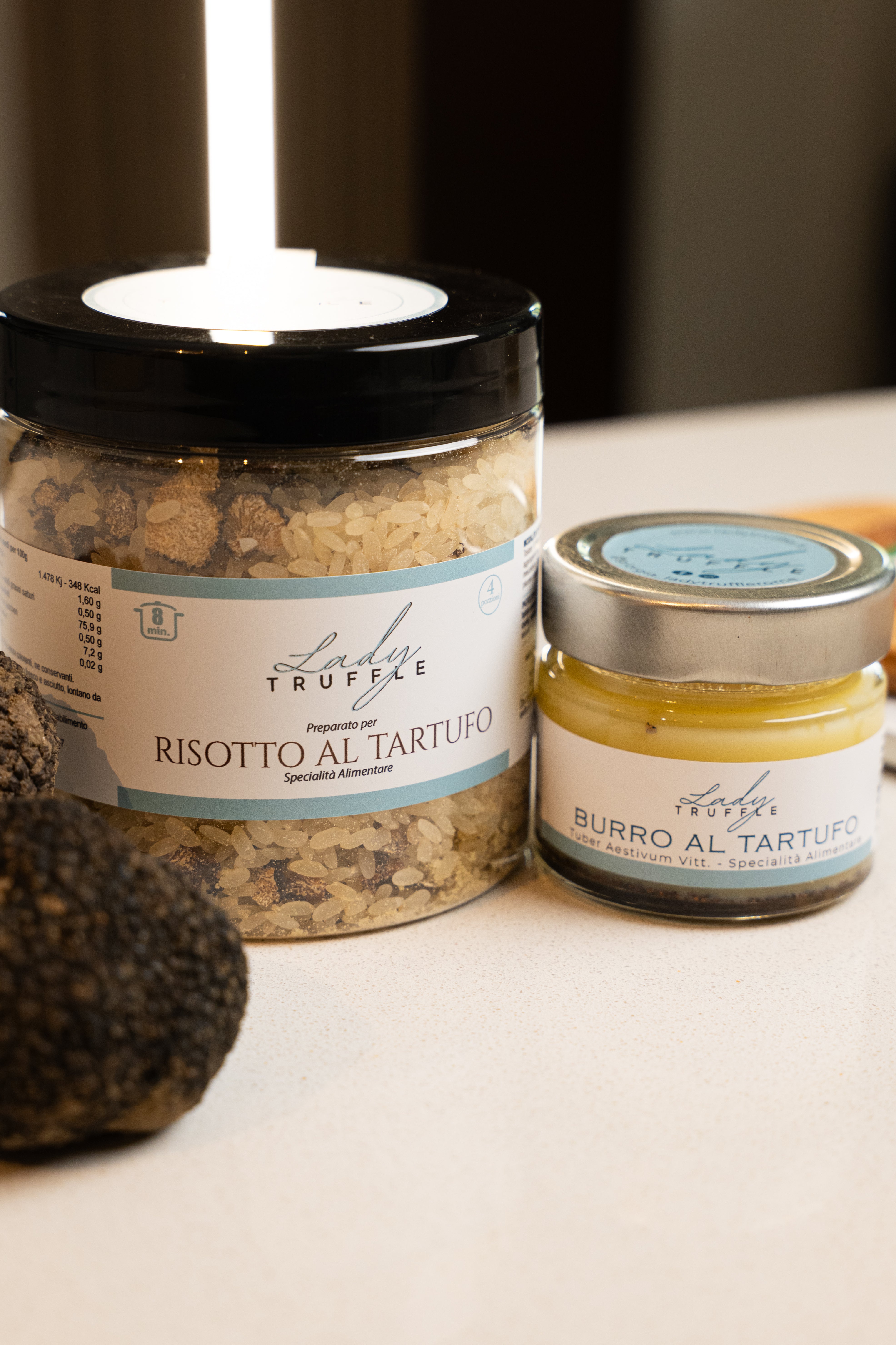 Kit Risotto al Tartufo con Tartufo Fresco e Burro al Tartufo